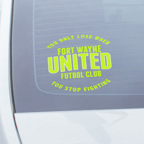 United Car Window Decal